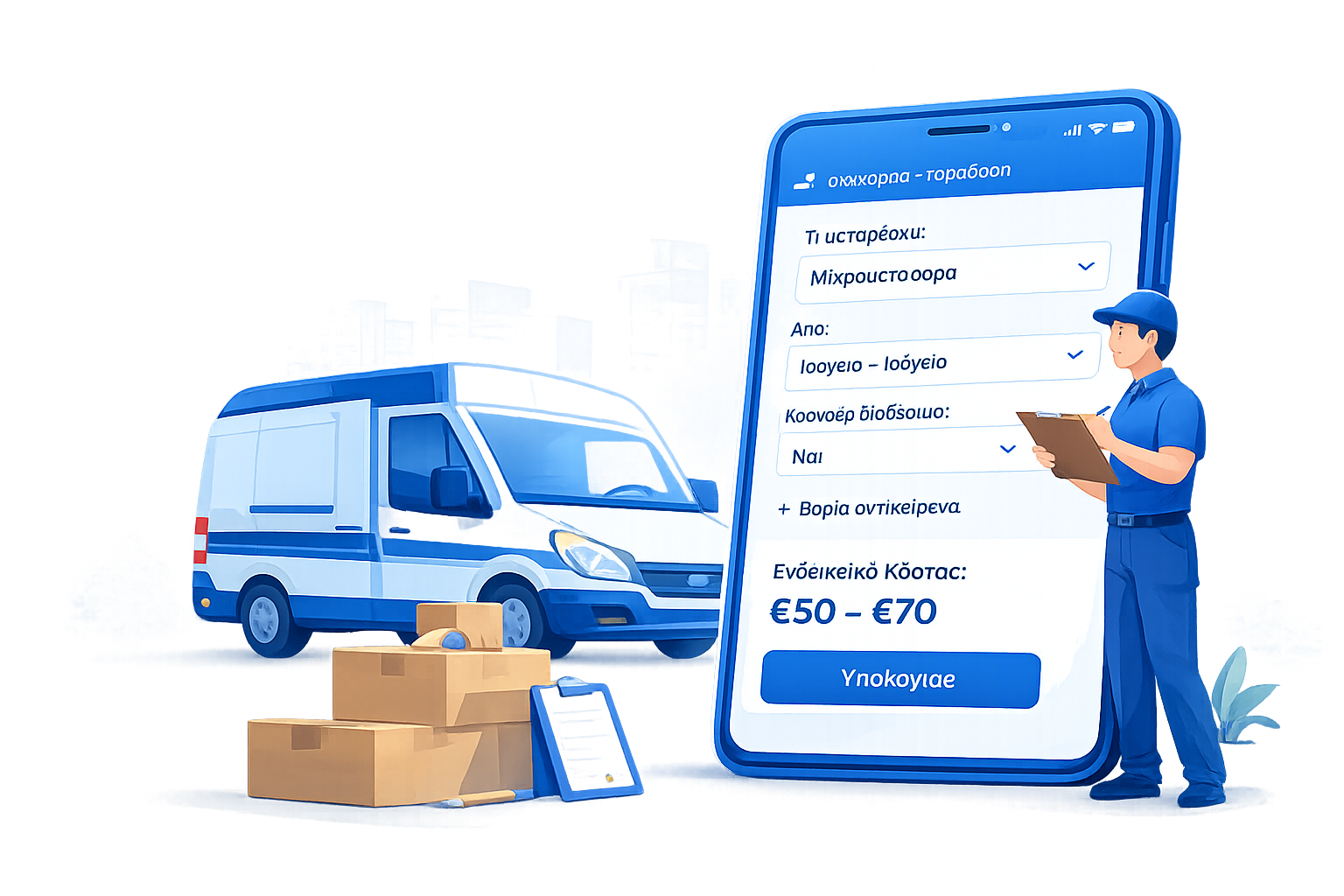 Υπολογισμός κόστους μεταφοράς