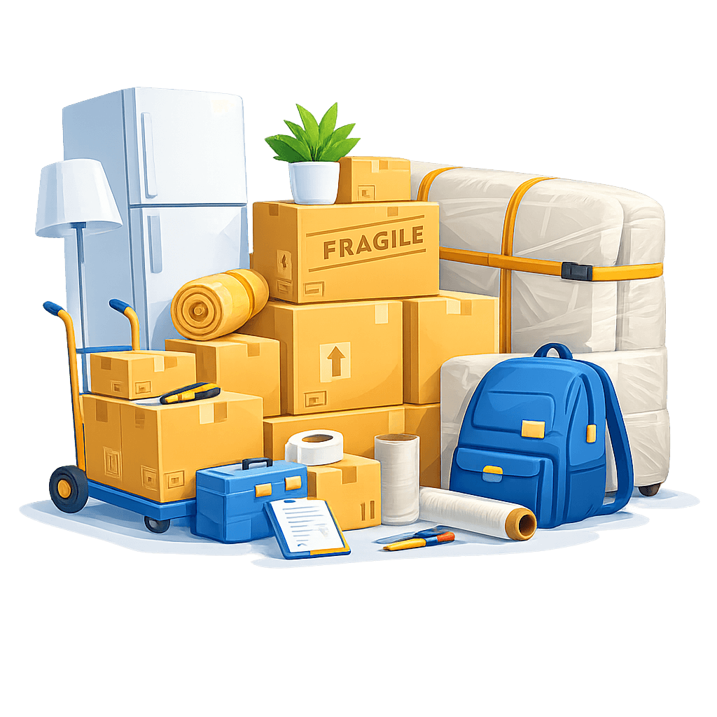 Πλήρης μετακόμιση οικοσκευής